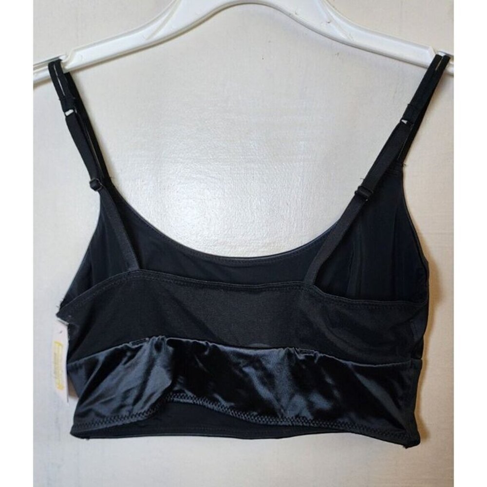 New Auden Women's Black Keyhole Front Pullover Bralette Adjustable Straps Size S - Picture 5 of 6